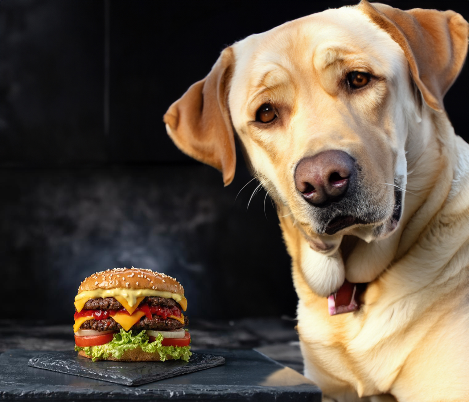 can dogs eat burgers